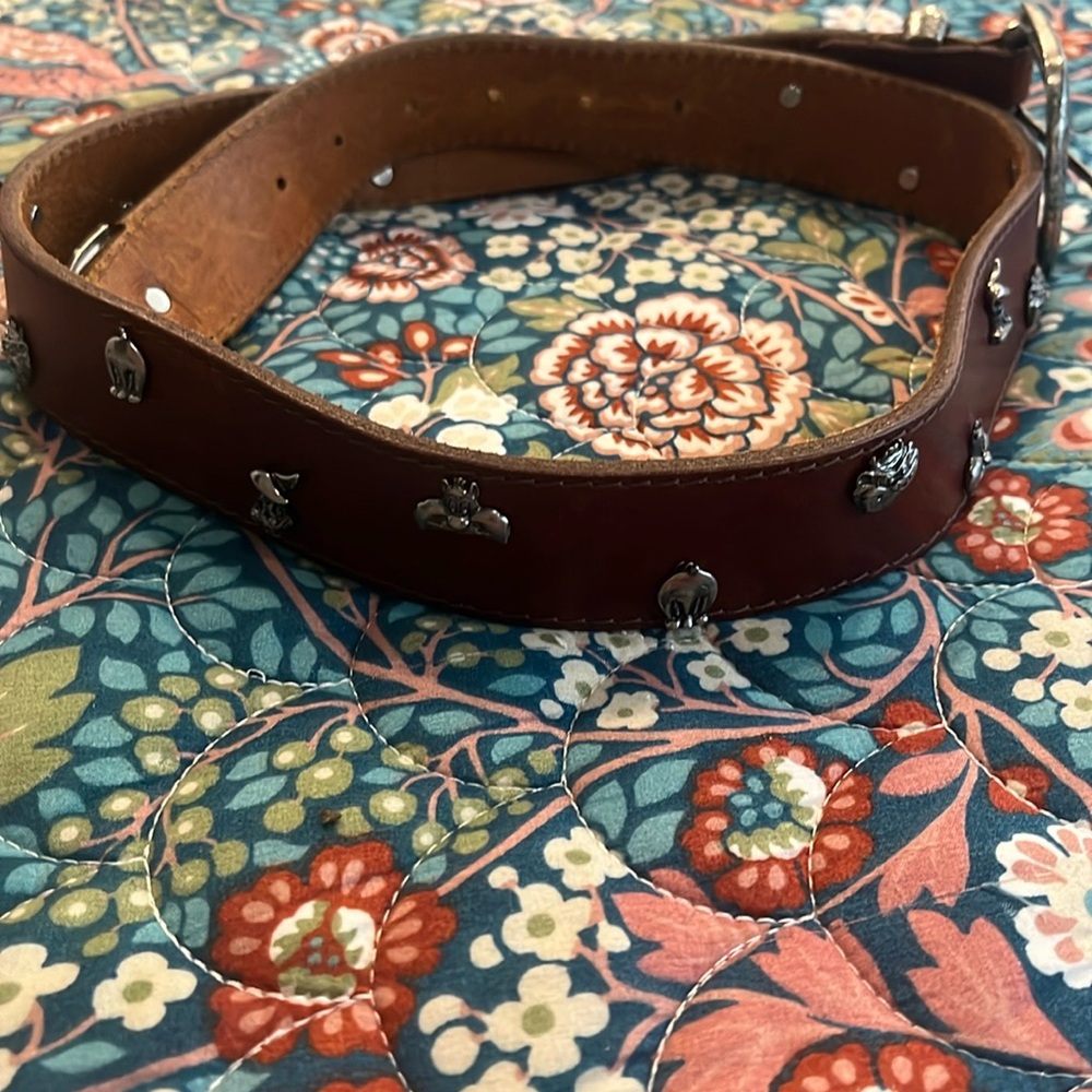 Vintage WB looney tunes leather belt from 1994